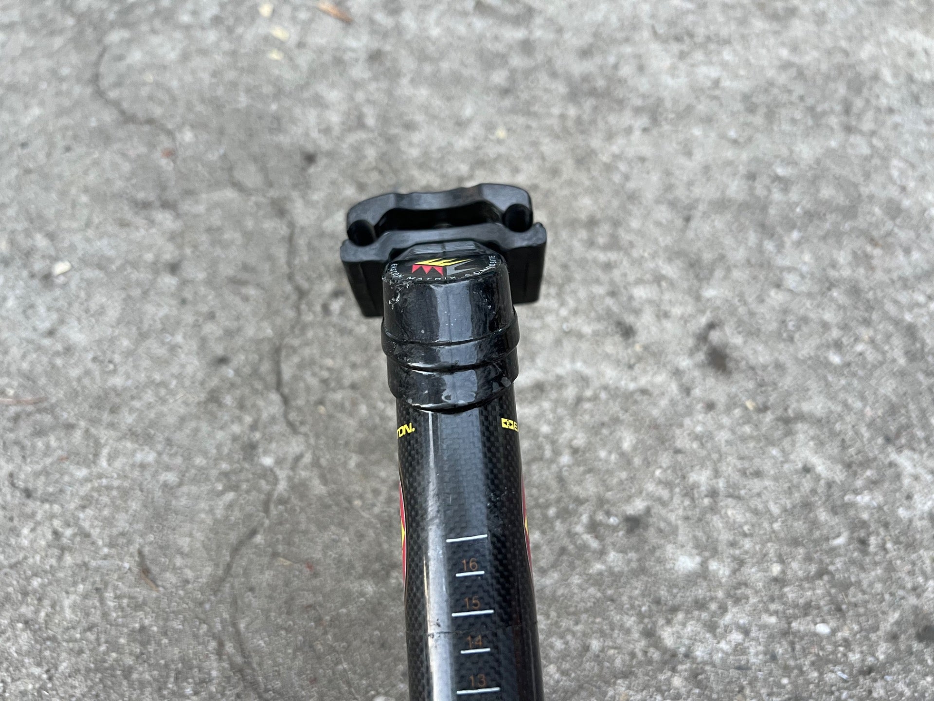 Easton EC90 27.2x265mm Full Carbon Seatpost Vintage MTB Road Bike Black 152grams - Image 5