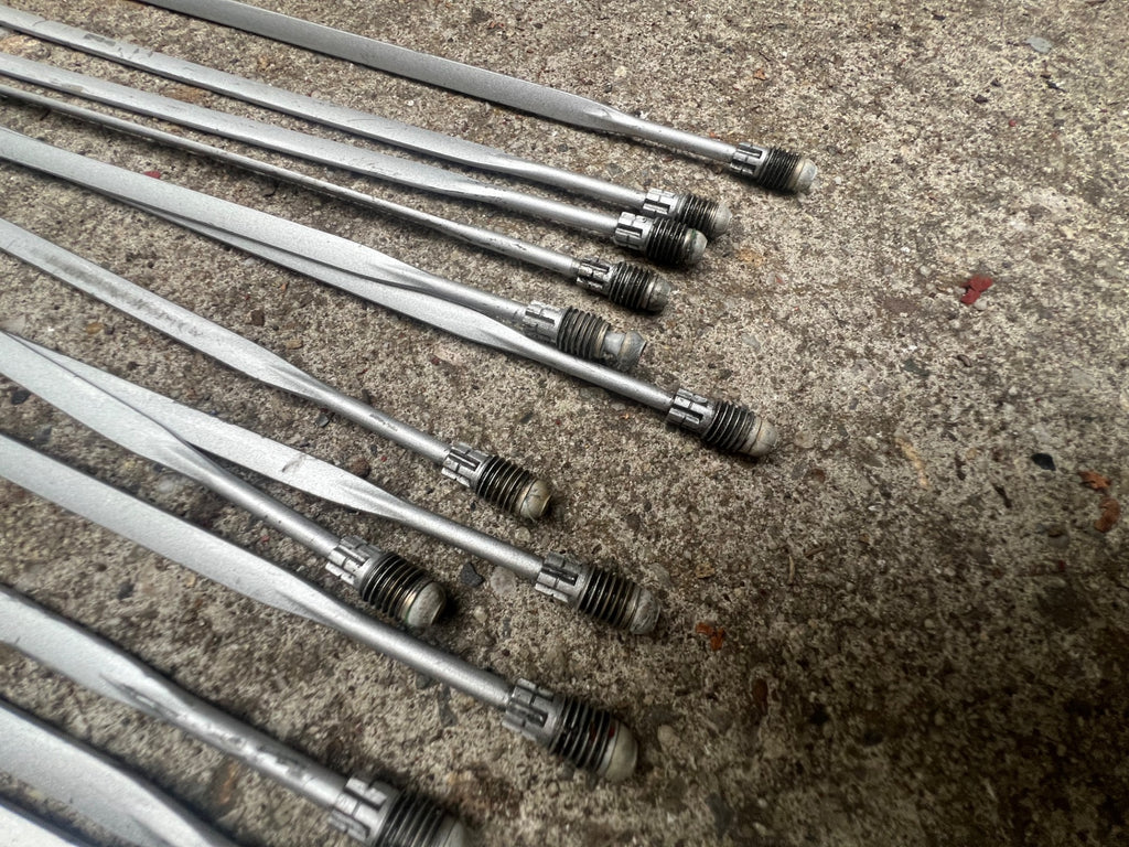 20 Mavic Ksyrium SL Rear Wheel Spokes Silver Bladed Aero Road Twenty Hole - Image 5