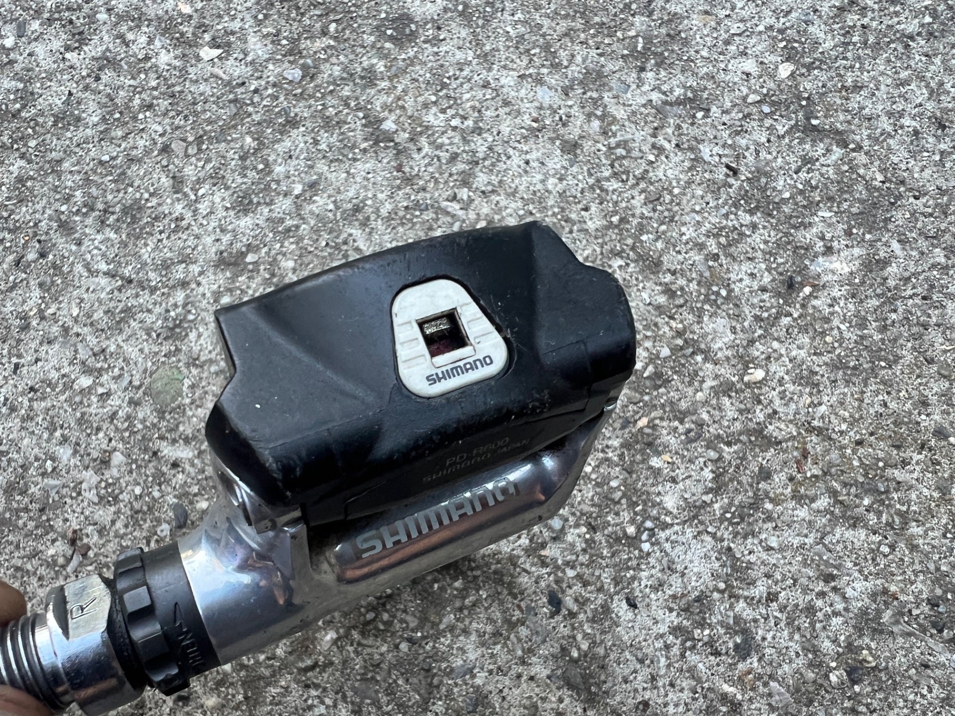 Shimano PD-R600 Right Drive Side Pedal SPD SL Clipless Road Gravel Bike Silver  - Image 5