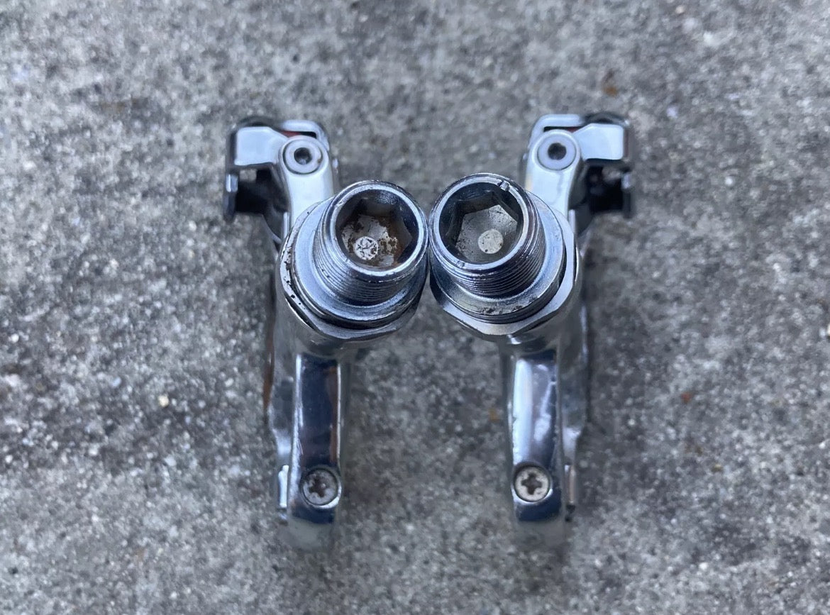 Shimano Dura Ace PD-7700 SPD-R Clipless Pedals Road Bike Vintage Silver Gray - Image 5
