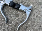 Used Shimano BL-Z304 Z Series Drop Bar Brake Levers Pair Vintage Retro Silver Road-Bicycle Bin