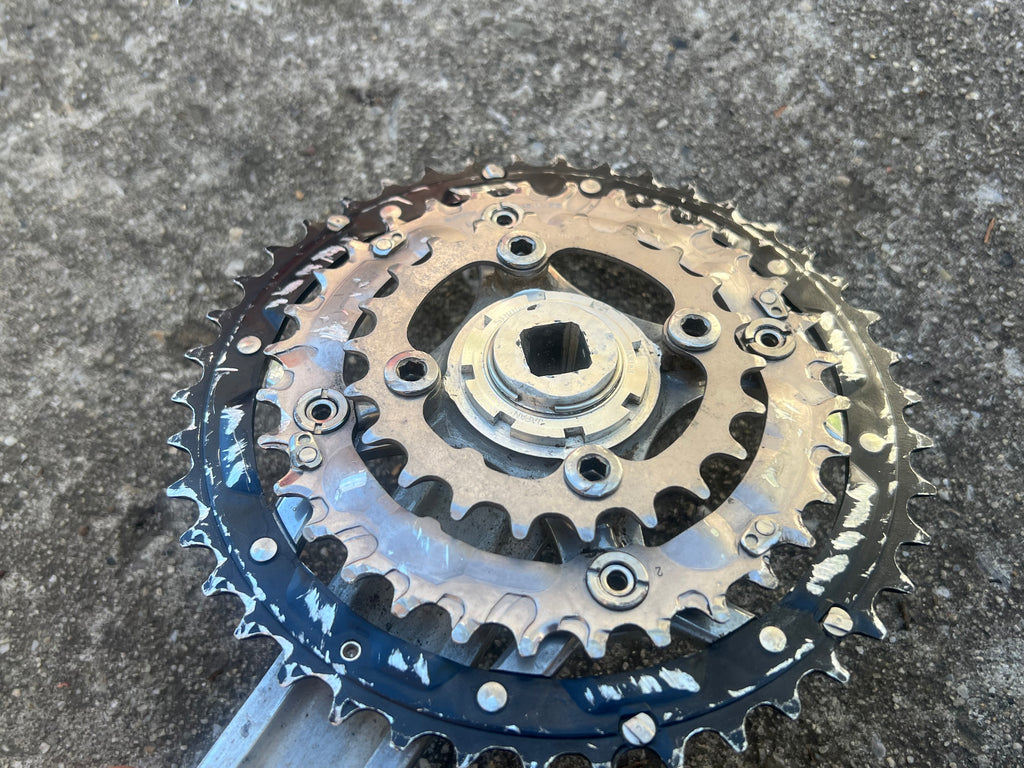 Shimano Deore LX FC-M569 175mm 42-32-22 Triple Square Taper Crankset