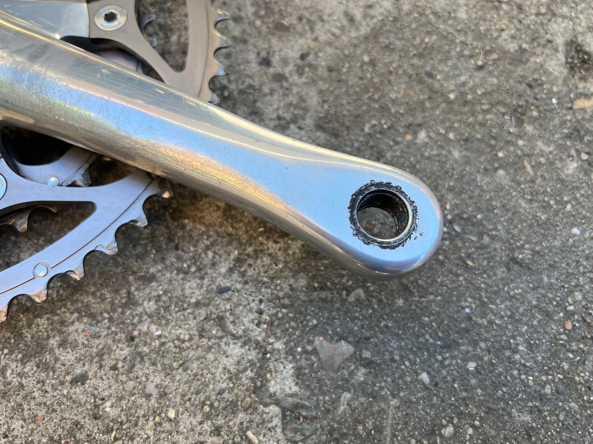 Shimano Dura Ace 7703 Triple Crankset 172.5mm 53-39-30 Octalink V1 Road Bike