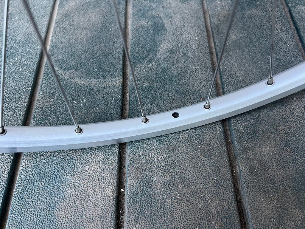 Miche Track Wheelset 100/120mm 700c Clincher Vintage Silver Fixed Gear High Flange 7