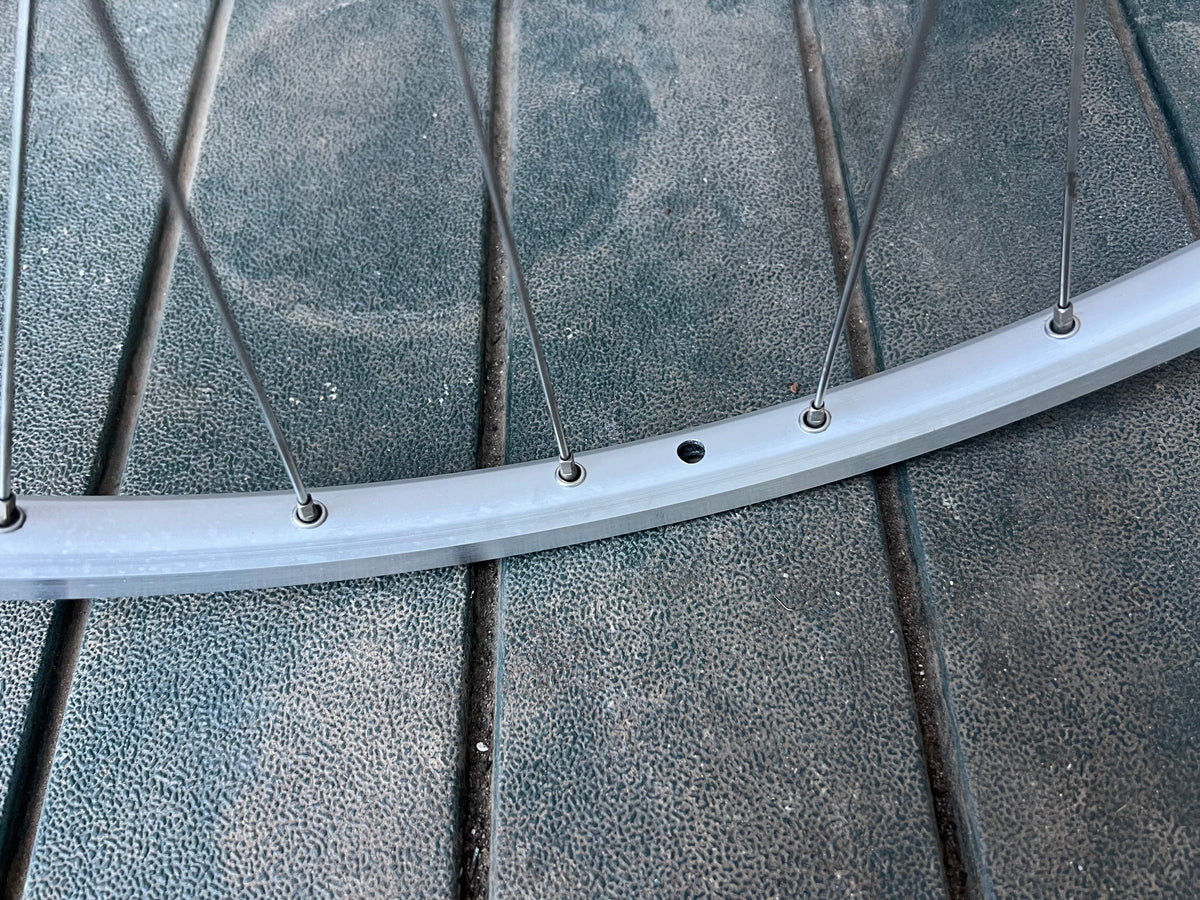Miche Track Wheelset 100/120mm 700c Clincher Vintage Silver Fixed Gear High Flange 7