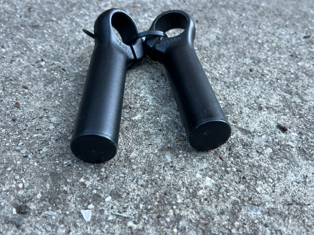 Titec Short Bar Ends Black Vintage MTB Mountain Bike Gravel XC