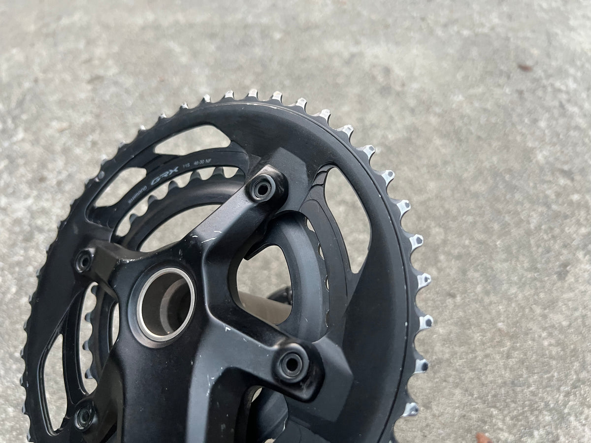 Shimano GRX FC-RX600 46/30T 10/11 Speed Double Gravel 24mm Crankset