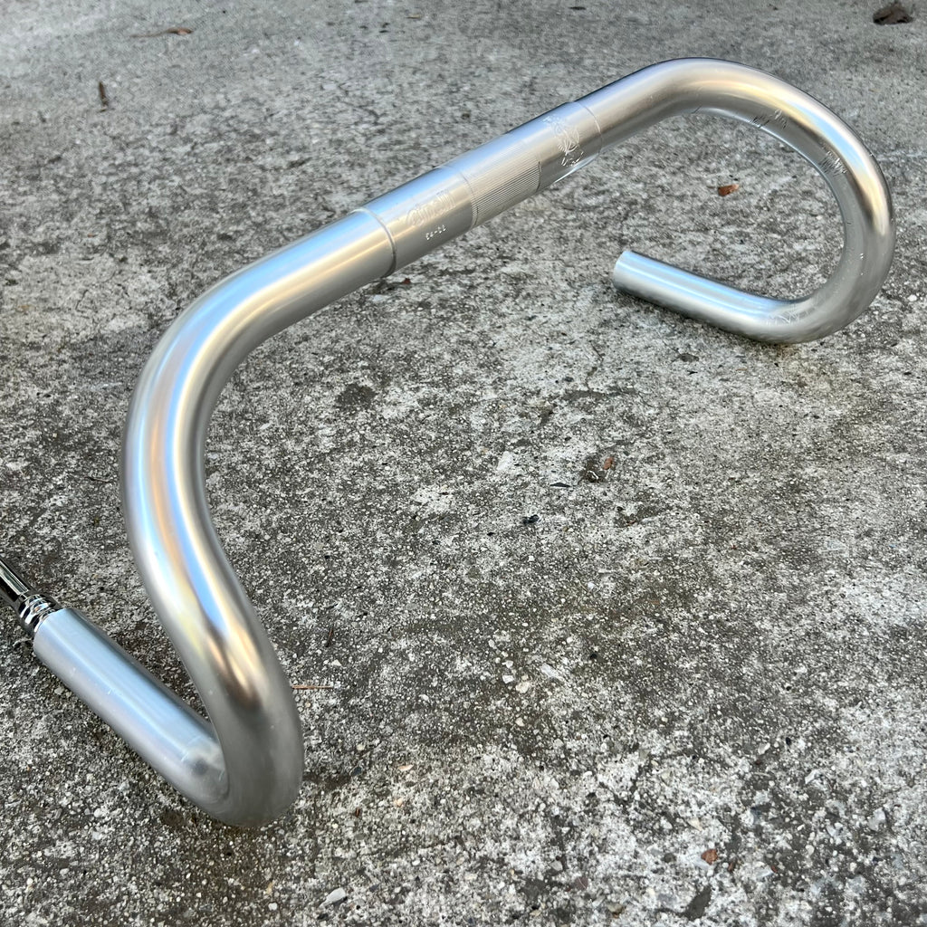 Cinelli Giro D Italia 26.4mm 380mm Drop Bars Silver Vintage Road 38cm