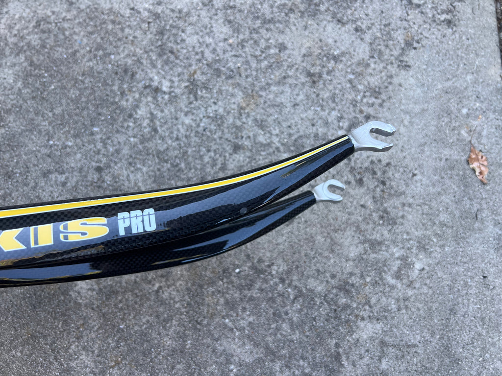 NOS Forte Axis 700c Carbon Fork 1” Steerer 12” Long Black Gold Road Bike