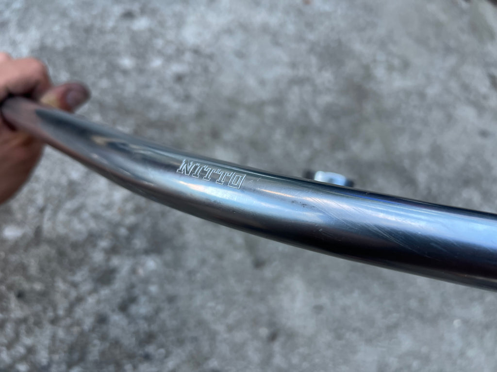 Nitto Fairweather Bullmoose 1 1/8” 710mm Threadless Steel Wide Bars Handlebars