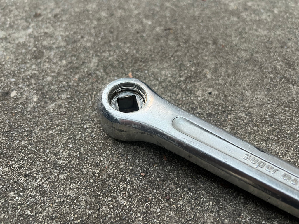 Sugino Super Maxy Triple Touring 180mm 32-40-48T Square Taper 6 Bolt Crankset