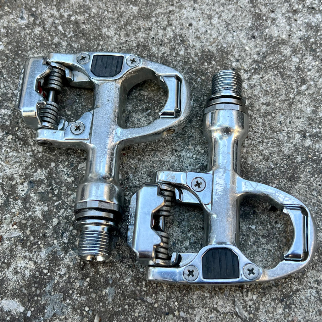 Shimano Dura Ace PD-7700 SPD-R Clipless Pedals Road Bike Silver DA
