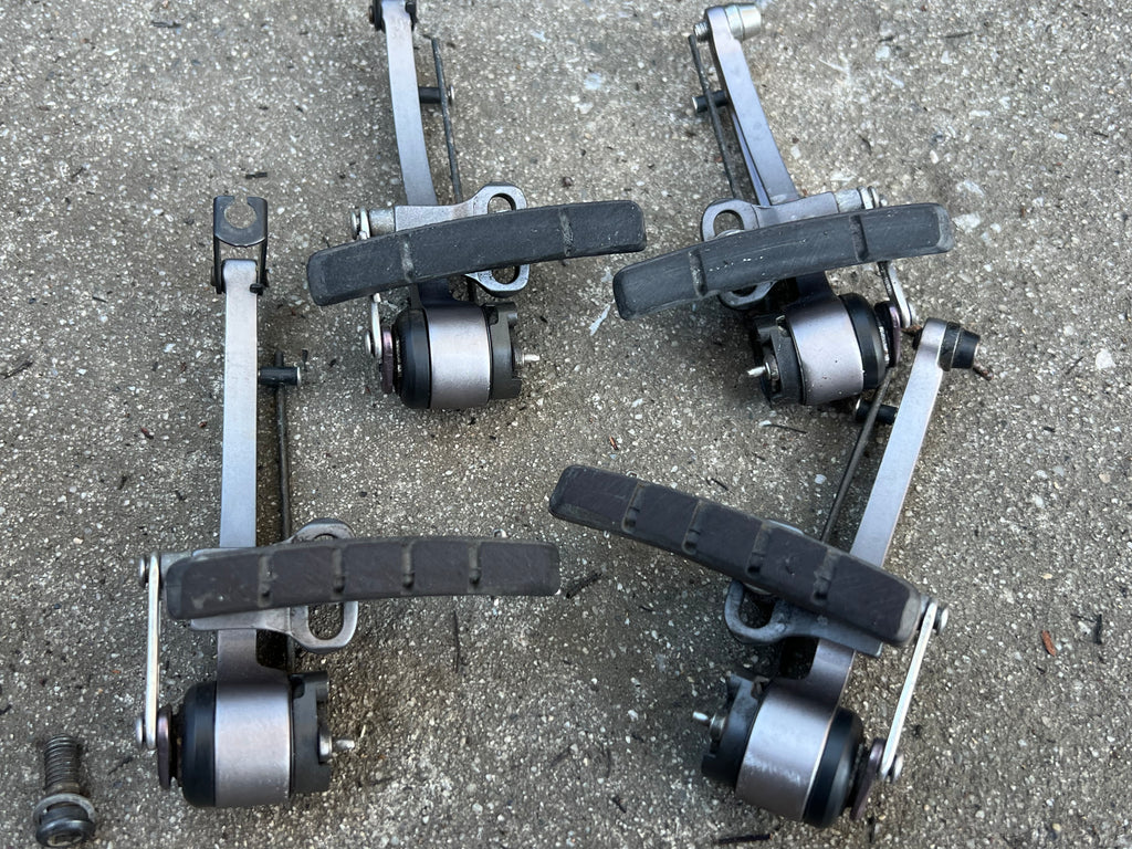Shimano XTR BR-M950 V Brakes Brake Set Vintage MTB Gray Mountain Bike 7/10