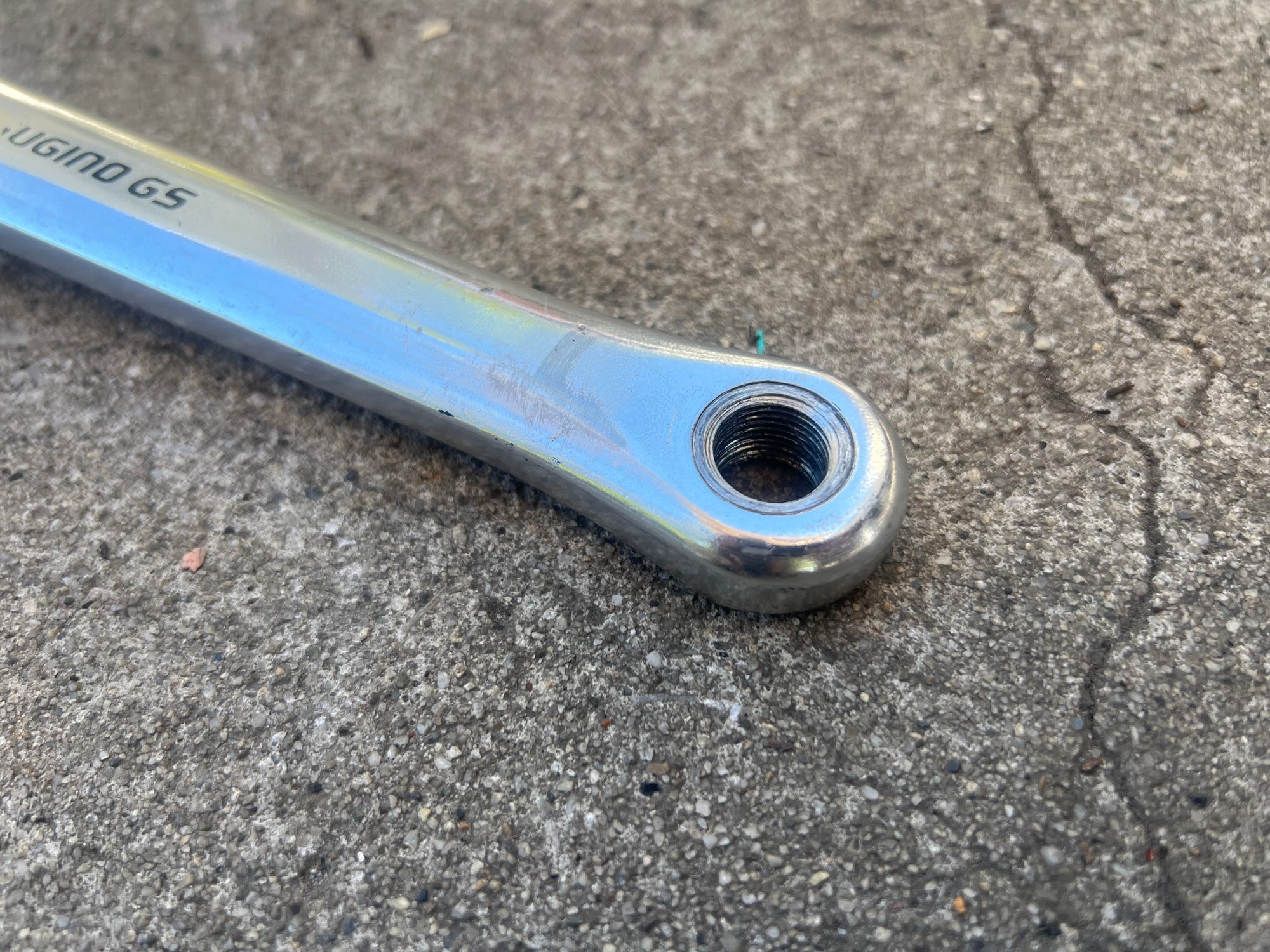 FREE SHIP Sugino GS 170mm 42/52T 144 BCD Double Vintage Road Silver Crankset