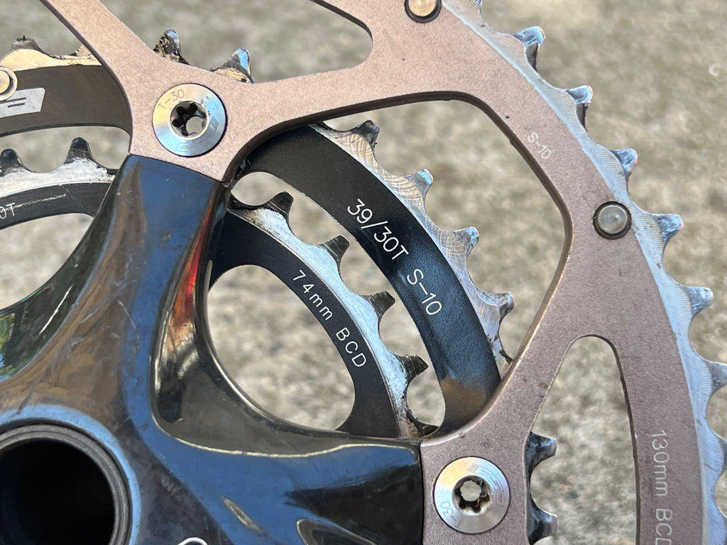 FSA SLK Carbon Triple Crankset 30-39-50T 10 Speed 170mm Road GXP Touring Gravel - Image 13