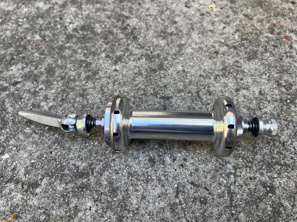 Zipp 18H Hole Front Hub & Quick Release 188 182 Style Silver Road Cycling Race  - Image 6