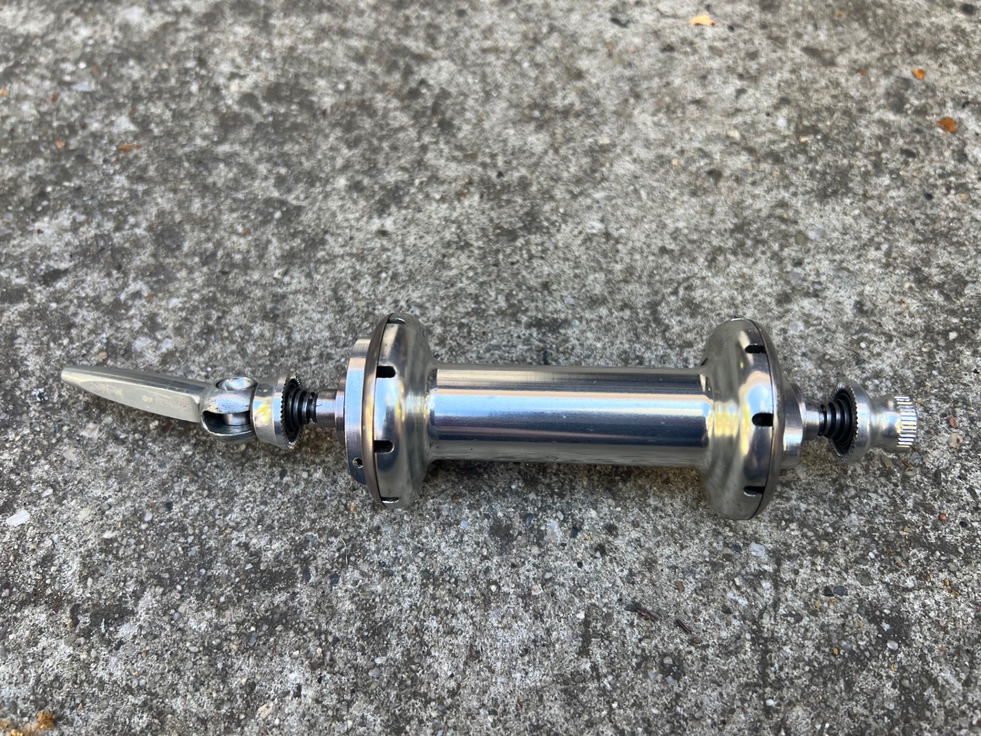 Zipp 18H Hole Front Hub & Quick Release 188 182 Style Silver Road Cycling Race  - Image 6