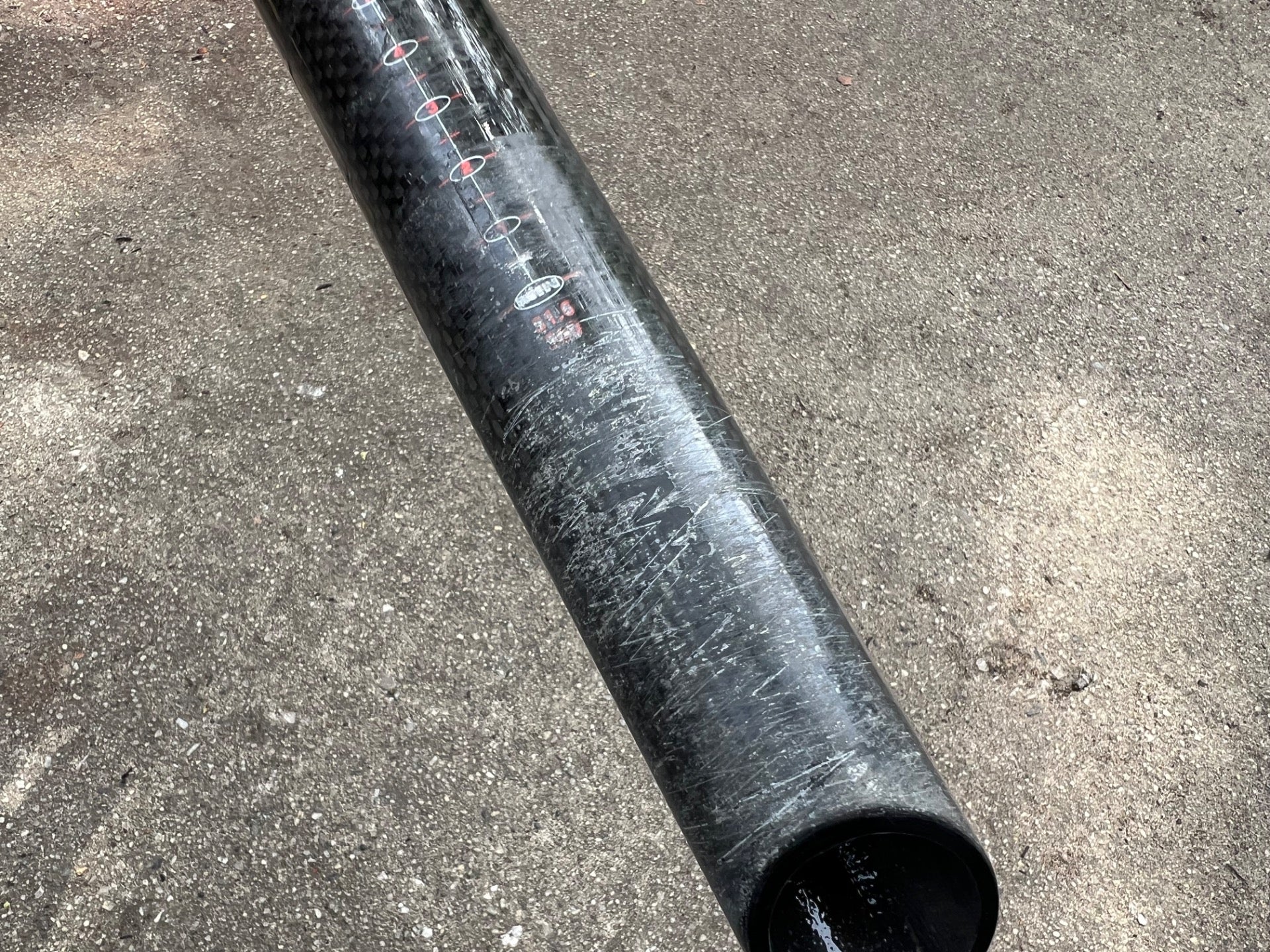 Ritchey WCS Carbon Seatpost 31.6x300mm Black Gravel Road CX XC Fiber NO HEAD  - Image 6