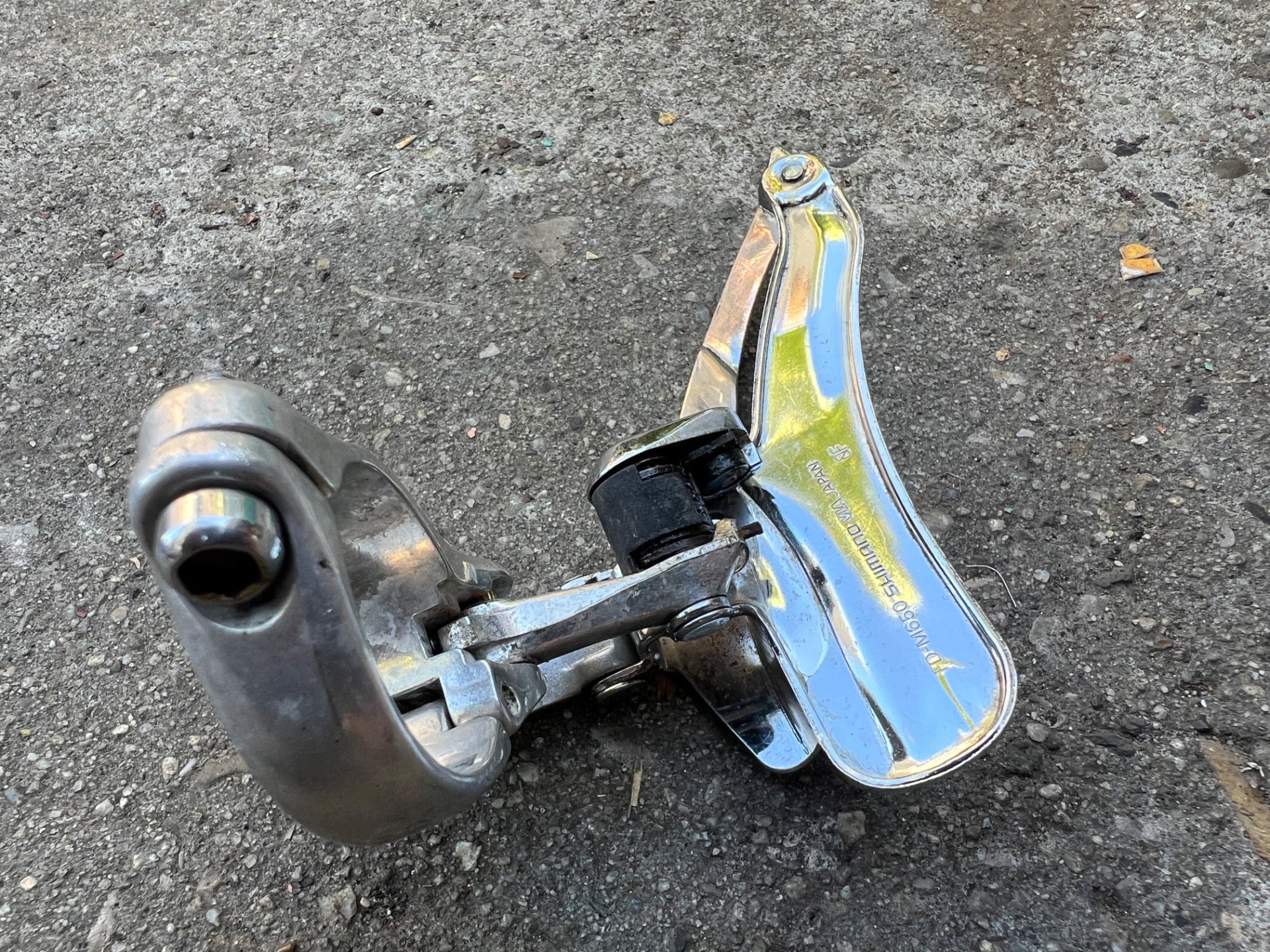 Shimano Deore DX FD-M650 Front Derailleur 31.8mm Bottom Pull Triple MTB Vintage - Image 6