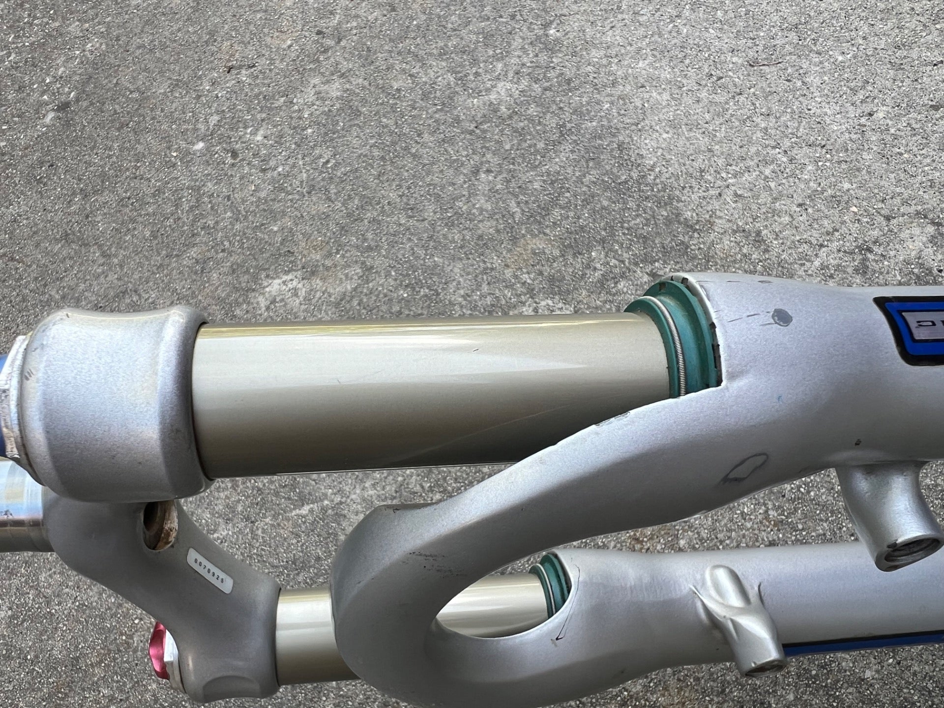 SERVICED FOX F80X 8” 1 1/8” Threadless Fork Terra Logic Disc V Brake Fork MTB   - Image 12