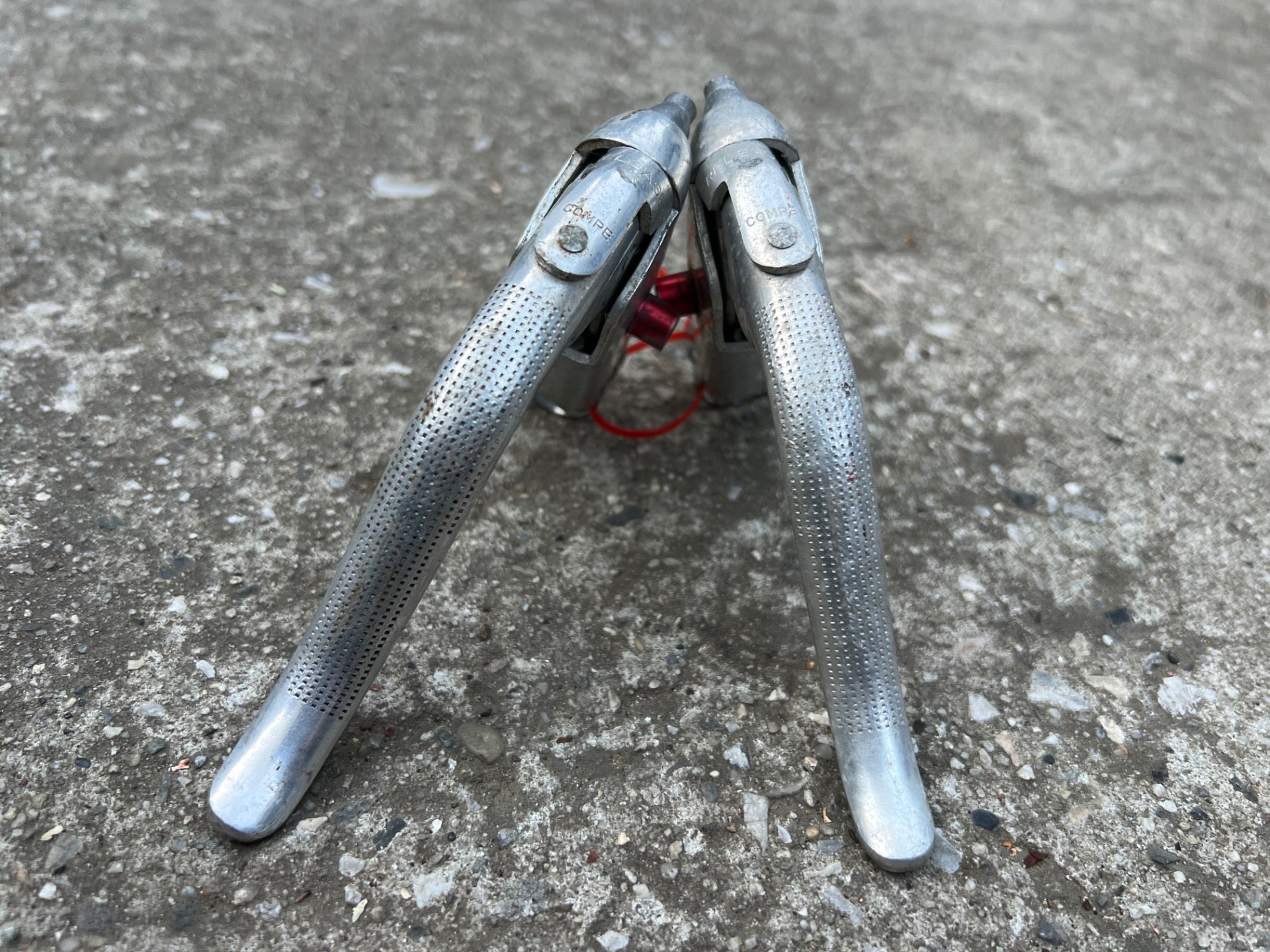 Dia Compe Brake Levers Drop Bar Aluminum Vintage Retro Road Bike Silver Aluminum - Image 6