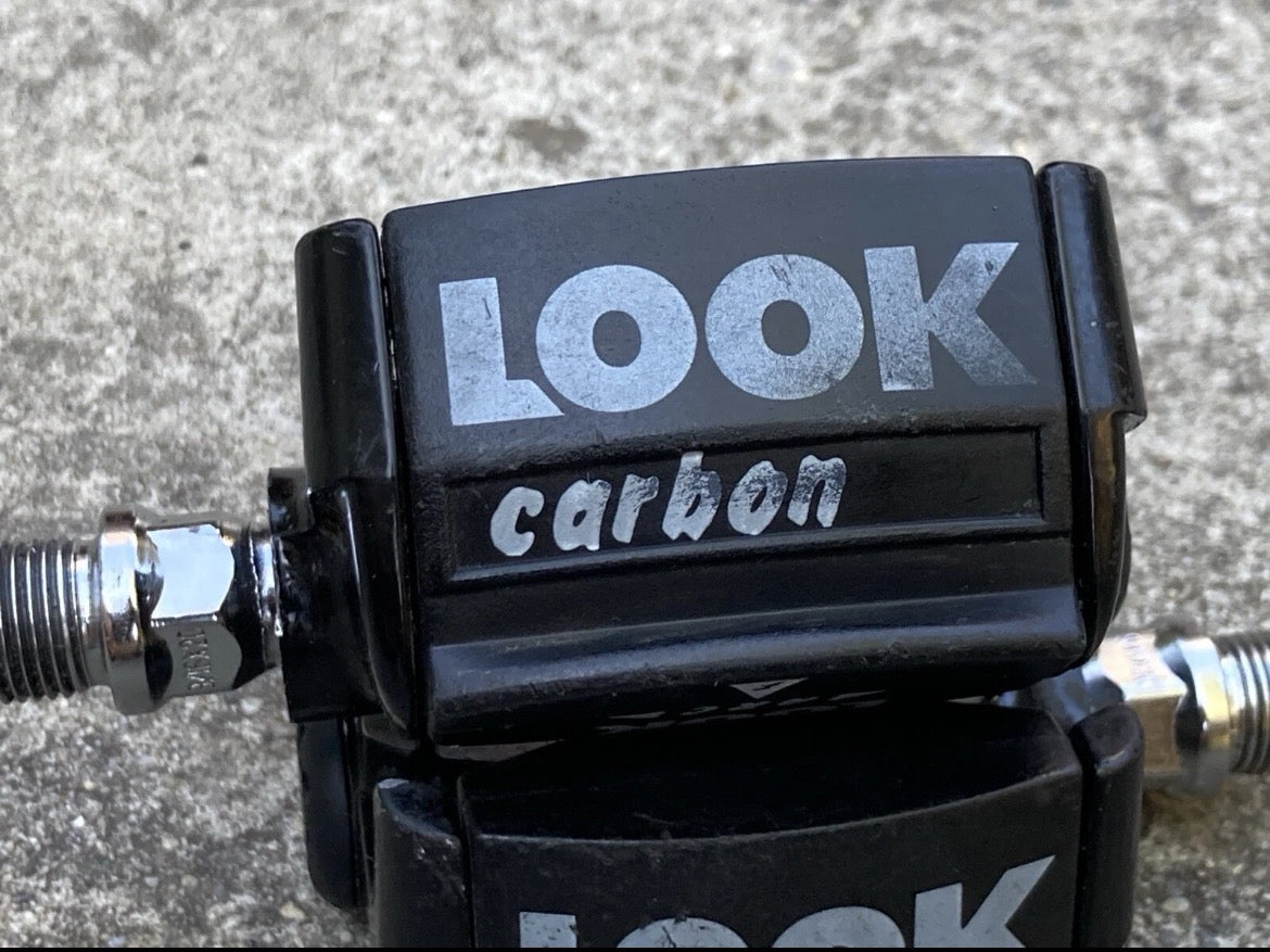 Vintage Look Carbon Black Clipless Pedals Retro Eroica Aluminum 9/16” 80’s - Image 6