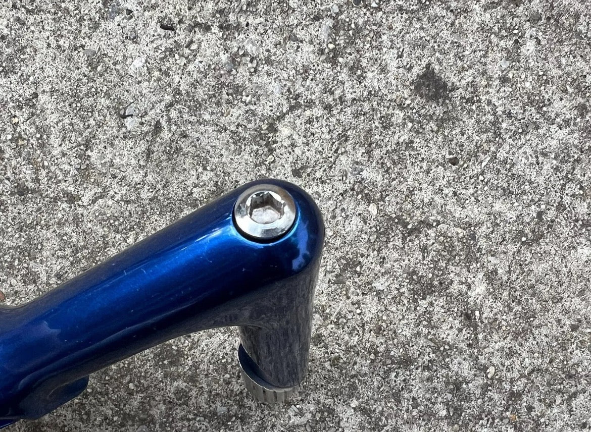 Nitto 100 Quill Stem 1” 25.4x100mm Blue Anodized Stem Track Road Bike Vintage - Image 6