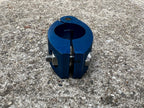NOS Strong 25.4mm BMX Seatpost Clamp Hinged Hinge Bolt On Blue Retro OG 80’s-Bicycle Bin