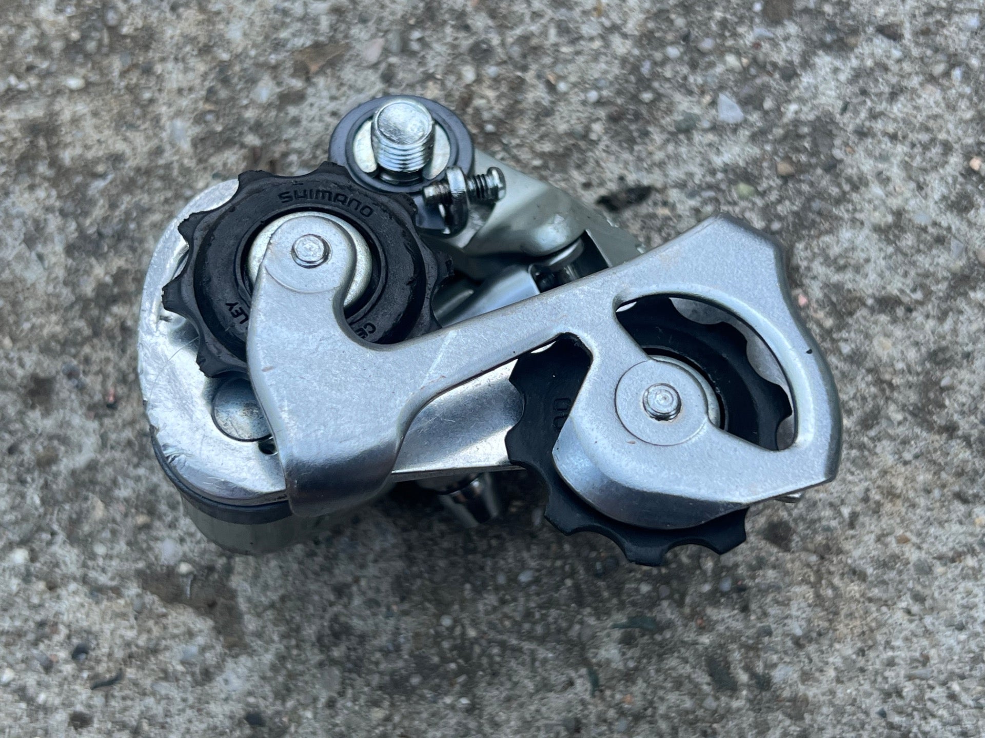 REBUILT Shimano 105 RD-1055 7 Speed Short Cage Rear Derailleur Vintage Road - Image 6