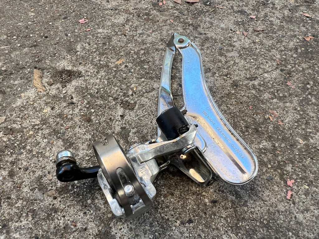 Shimano Deore XT M730 28.6mm Bottom Pull Front Derailleur Triple Band Clamp  - Image 6