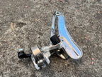 Used Shimano Deore XT M730 28.6mm Bottom Pull Front Derailleur Triple Band Clamp-Bicycle Bin