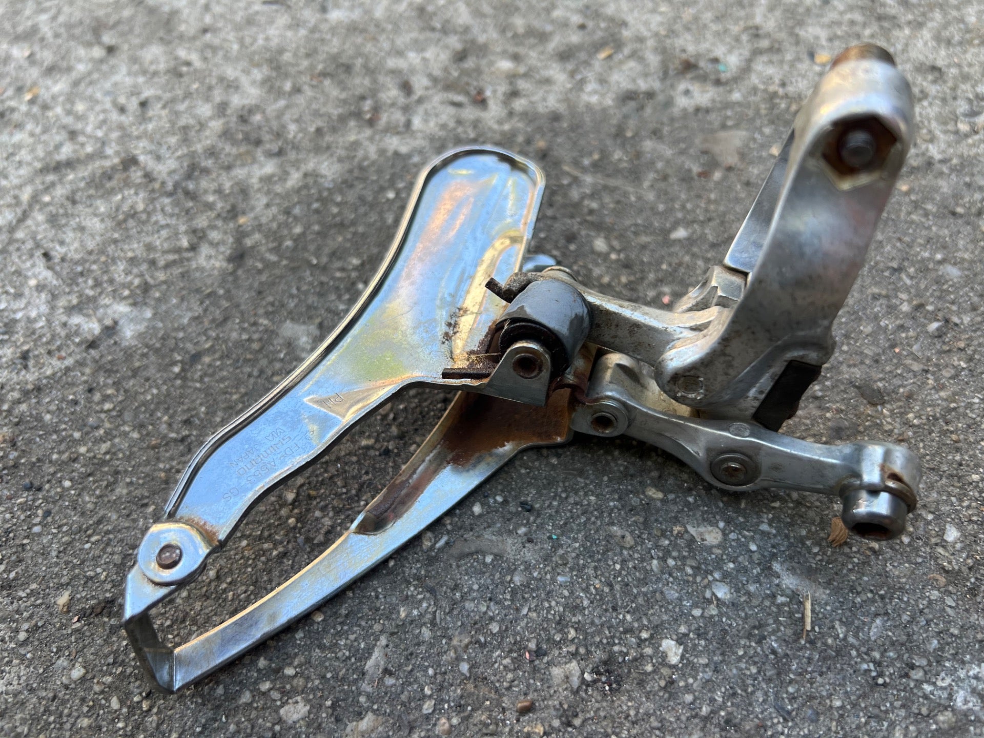 Shimano RX100 FD-A553-GS 28.6mm Bottom Pull Triple Front Derailleur Road Touring - Image 6