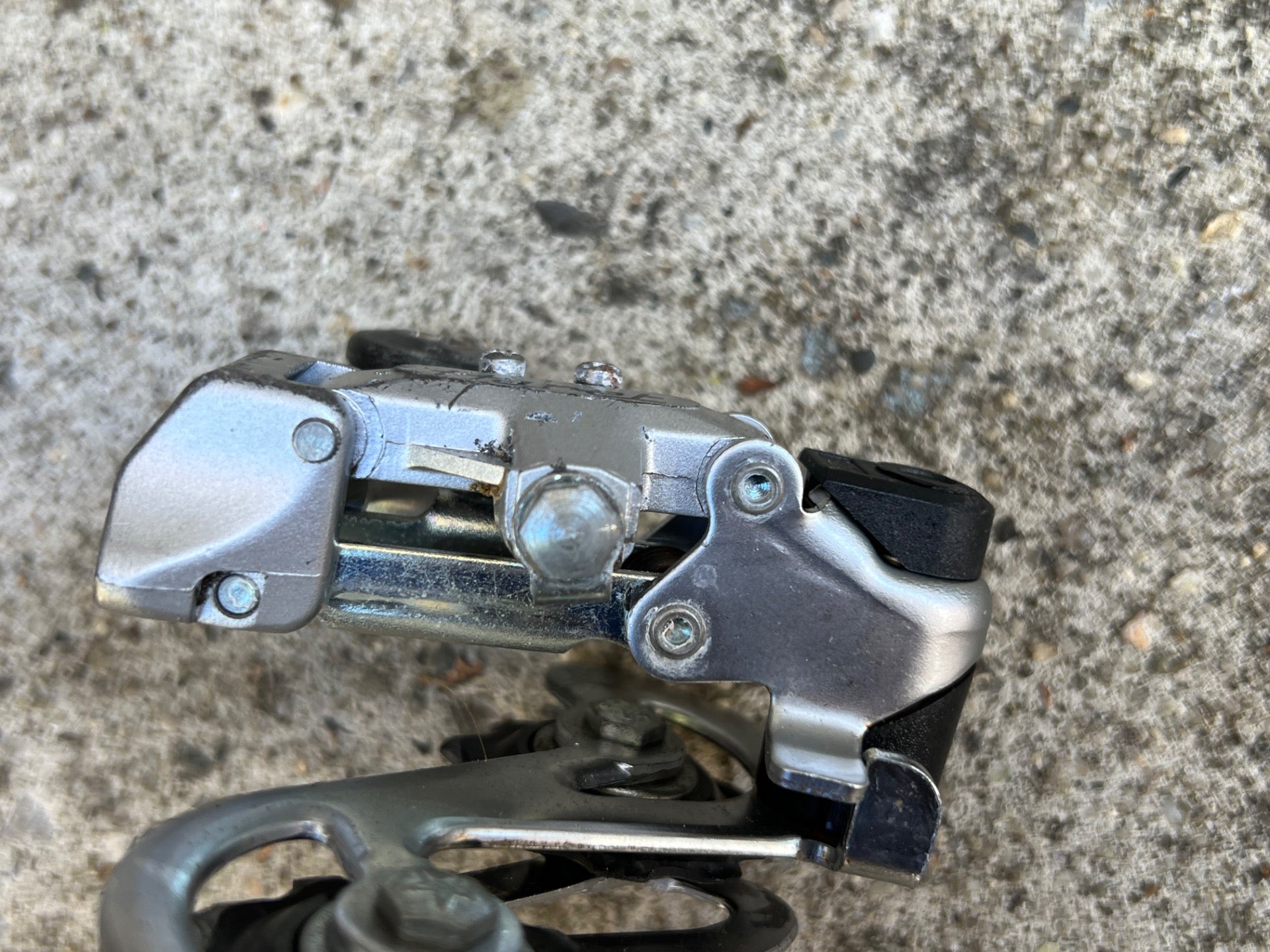 Huret Rival 6 Speed Rear Derailleur Short Cage Silver Vintage Retro Road Bike  - Image 6