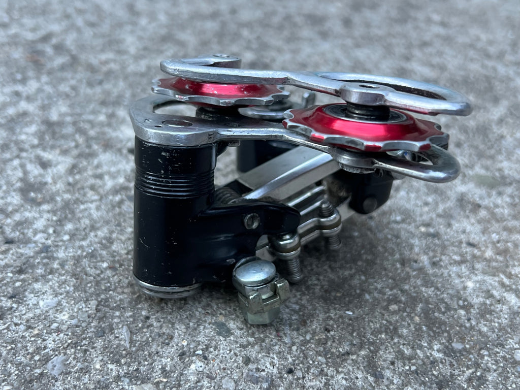 Used Shimano Crane Rear Derailleur Short Cage 5 Speed Black Vintage Road Bullseye-Bicycle Bin