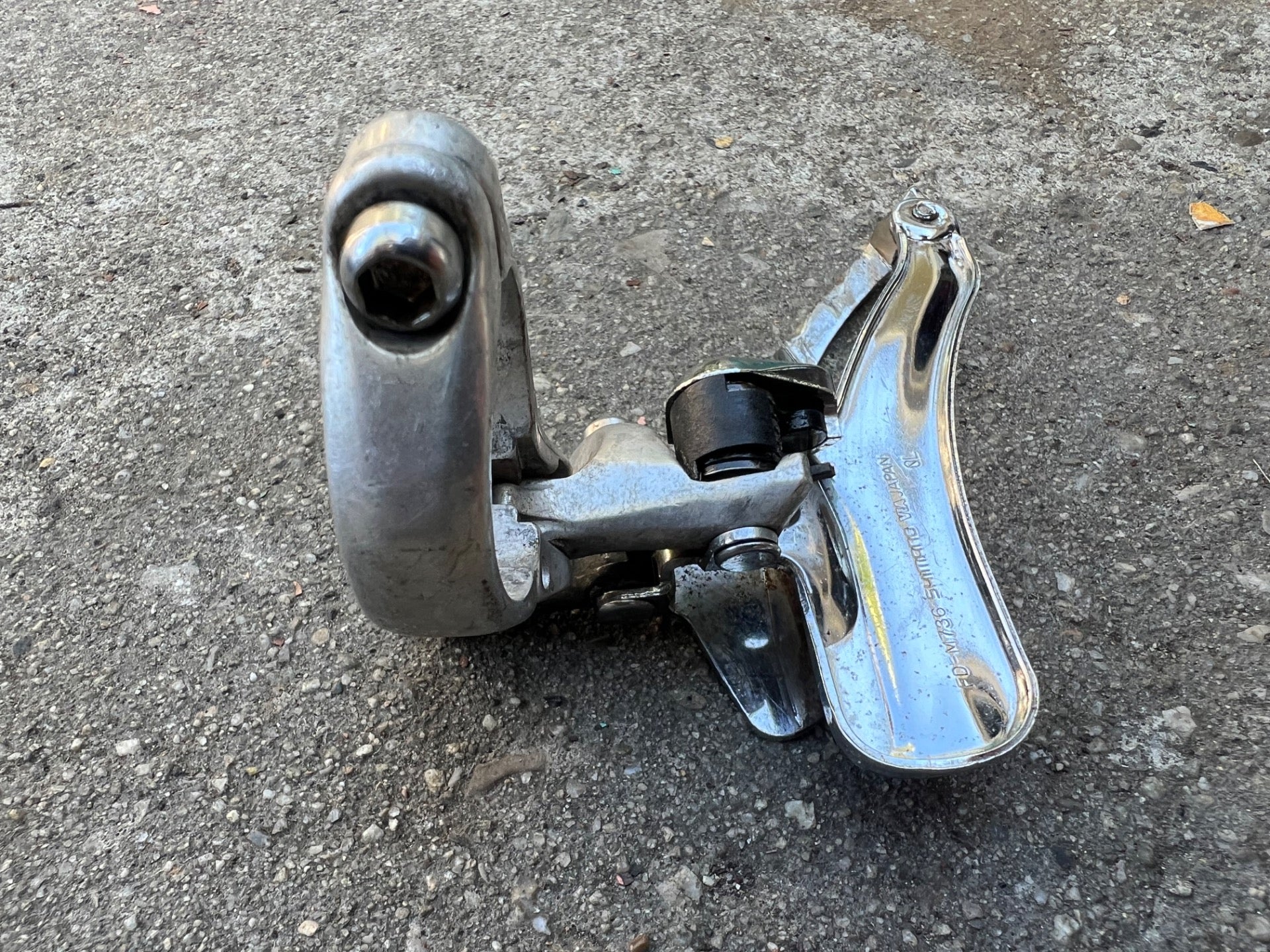 Shimano Deore XT FD-M736 31.8mm Top Pull Triple Front Derailleur Vintage MTB  - Image 6