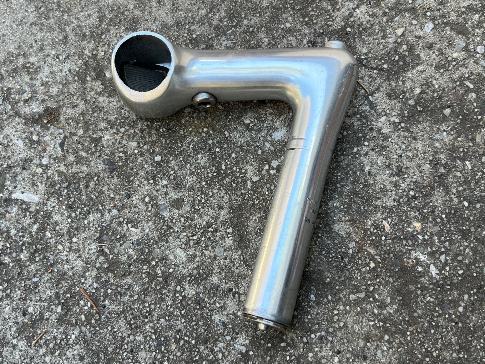 Cinelli 1R Wedge Stem 95x26.0mm 1” Vintage Road Bike Retro Silver Aluminum Quill - Image 7