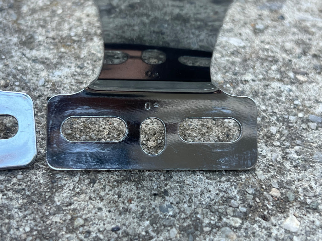 Used Christophe Special Toe Clips Size Large Vintage Retro Eroica Chrome Road Touring-Bicycle Bin