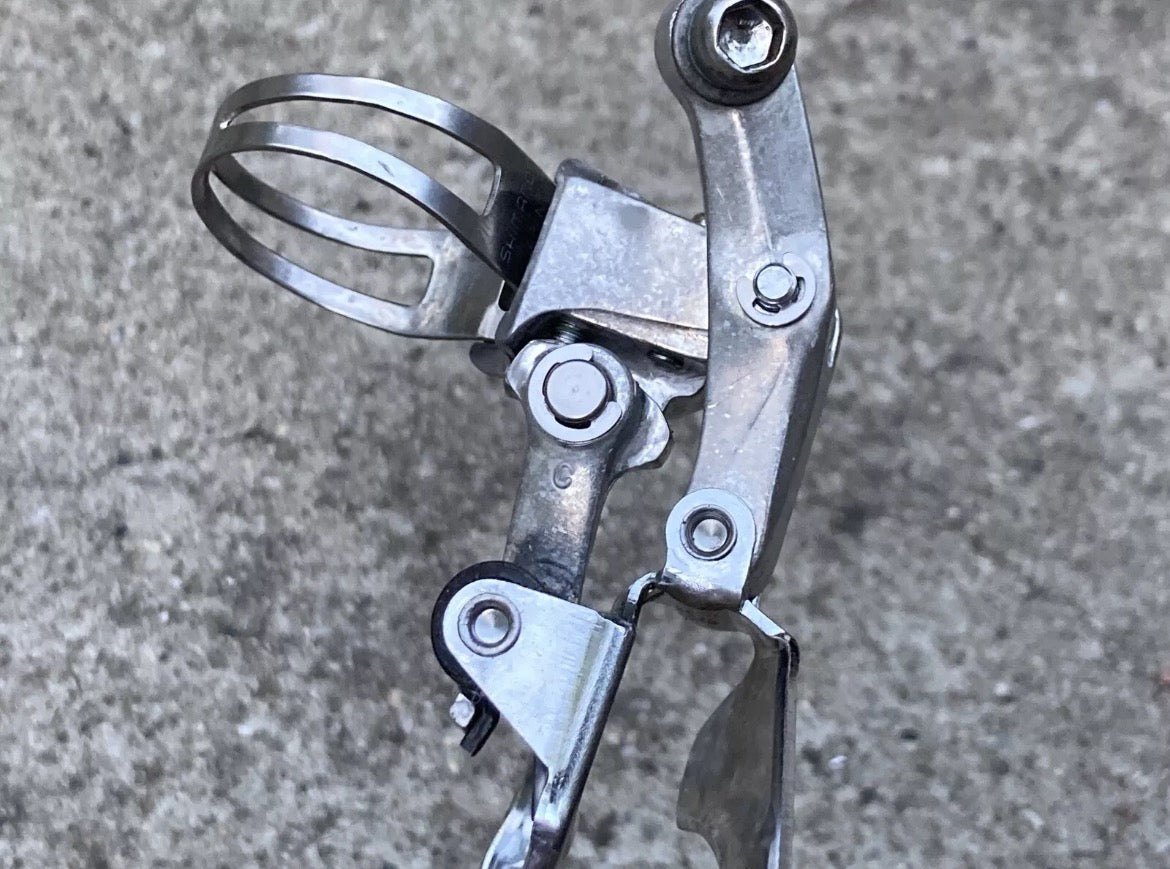 Shimano Deore FD-MT60 31.8mm Front Derailleur Bottom Pull Band Clamp Triple - Image 6
