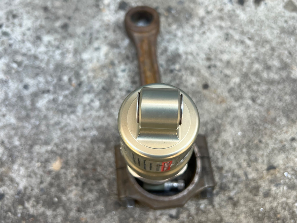 Used WORKING! FOX Alps 4 Rear Shock 5.5in Gold Silver Vintage MTB Suspension Mountain-Bicycle Bin