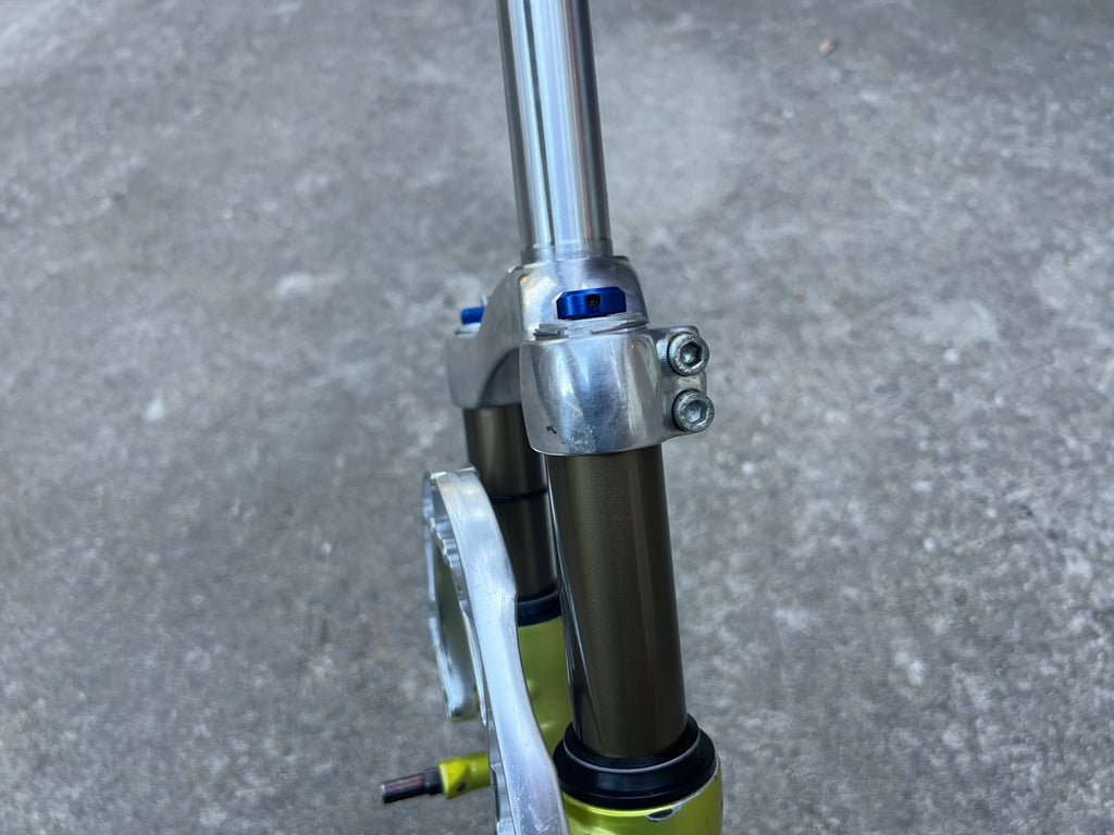 Used Serviced Marzocchi Bomber Z2 Fork Acid Green Vintage MTB Mountain 1 1/8” Retro-Bicycle Bin