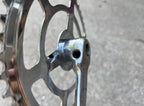 Used Raleigh Cotter Pin Crankset Sir Walter Stamp Steel Chrome 46T 60’s 70’s Vintage-Bicycle Bin