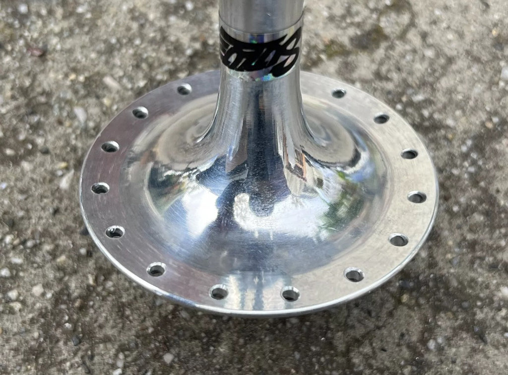 Suzue Pro Max Track Hubset Silver 100/120mm 32H Hole Flip Flop High Flange Road - Image 9