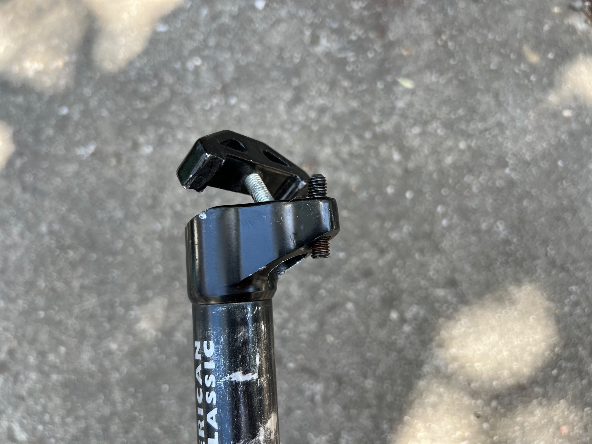 American Classic 25.0x340mm Seatpost Black MTB Aluminum Mountain Missing Clamp  - Image 6