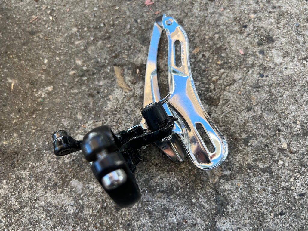 Used Shimano Deore LX FD-M560 34.9mm Bottom Pull Front Derailleur Vintage MTB Black-Bicycle Bin