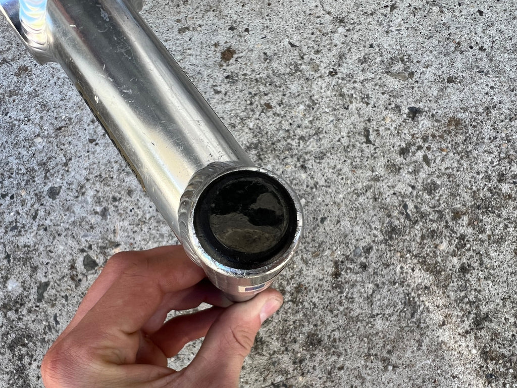 NICE Control Tech 135x26.0mm Stem 1” Quill Silver Road Bike Straight Aluminum  - Image 6
