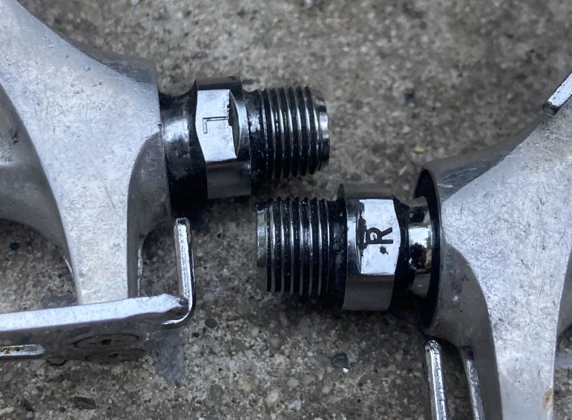 Shimano 600 Tricolor Toe Clip Pedals 9/16” Vintage Silver Road Bike Chrome - Image 6