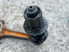 Used Bontrager 130mm 24H Hole Rear Hub Black Road Bike Cycling Gravel Aero Rim Trek-Bicycle Bin