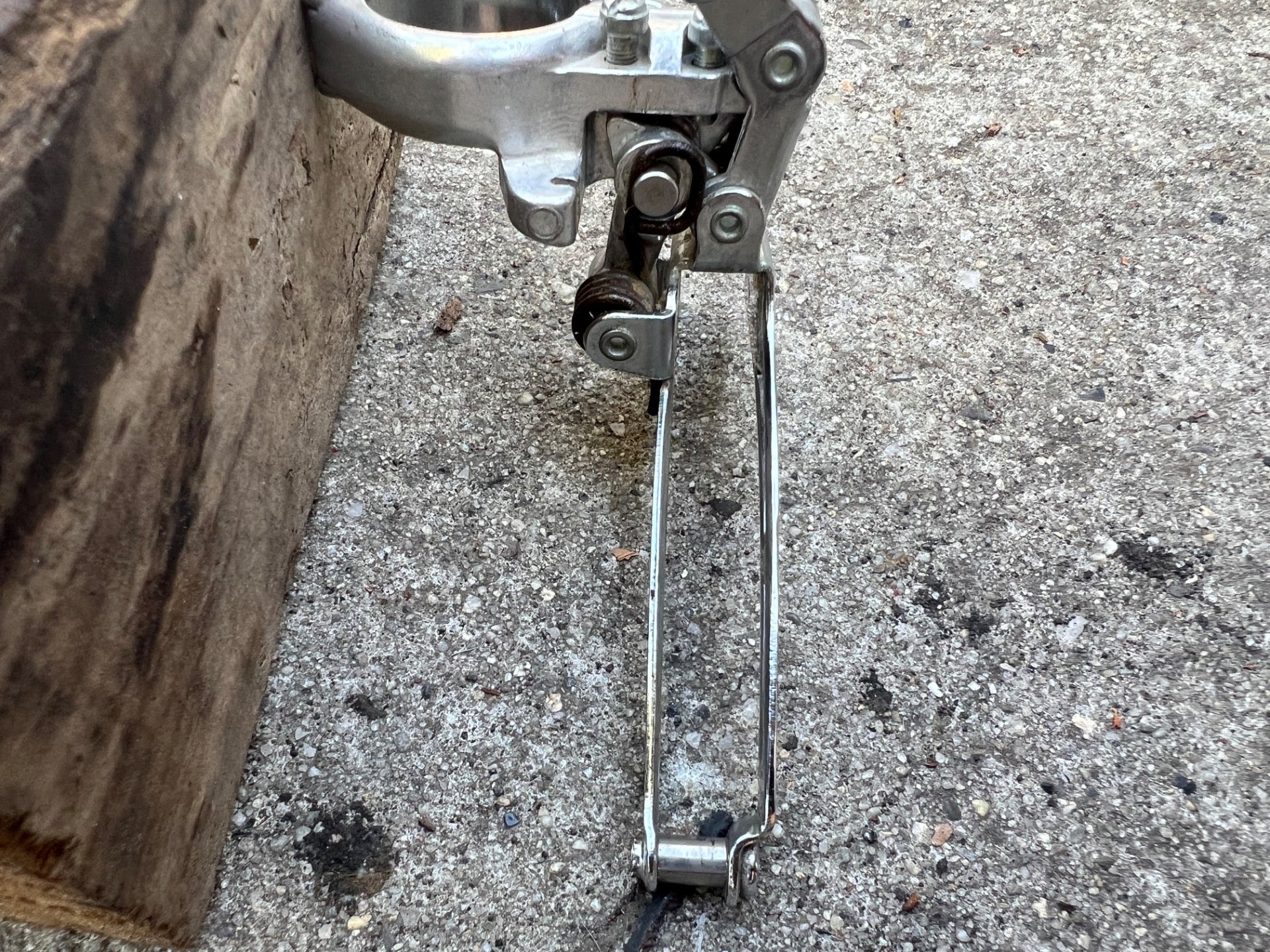 Suntour AR 28.6mm Bottom Pull Front Derailleur Double Vintage Road Retro Chrome - Image 6
