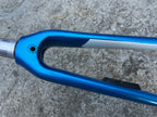 Used 2014 Trek Lexa Carbon Fork 700c 1 1/8” 9” Threadless Steerer Blue White Road-Bicycle Bin
