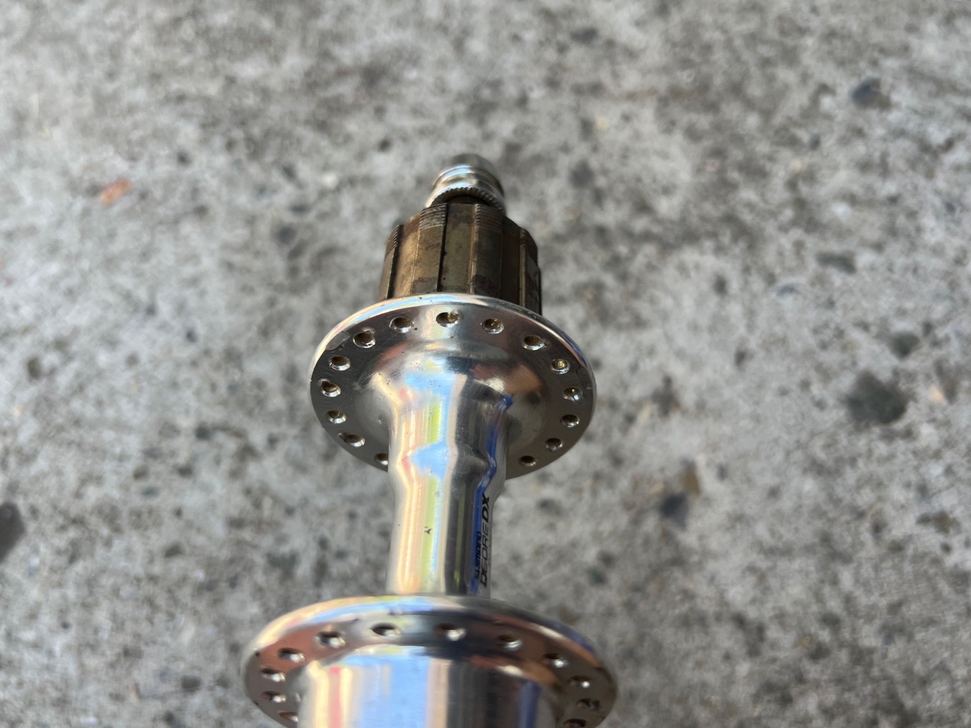 Shimano Deore DX 36H Hole M560 Rear Hub 130mm Vintage MTB Touring Bike Silver - Image 6
